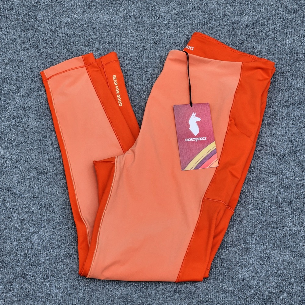 Cotopaxi Verso‎ Hike Tights Women's L Canyon Nectar Orange Activewear Leggings